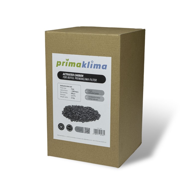 Prima Klima Aktivkohle Pelletkohle 3 mm, 2,5 kg