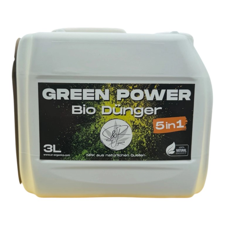 S&R Organics GreenPower 5in1 Bio-Dünger 3 l